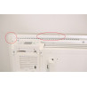 Radiateur Électrique à Inertie Fonte 2000W H600xL1170mm INTUIS Chamane Horizontal Blanc