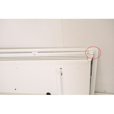 Radiateur Électrique à Inertie Fonte 2000W H600xL1170mm INTUIS Chamane Horizontal