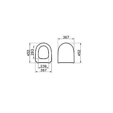 Abattant WC AQUANCE Belo II Slim avec Frein de Chute Thermodur Noir