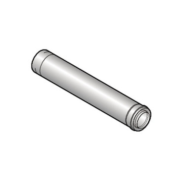 Rallonge Concentrique Ø 80/125mm DE DIETRICH DY129 Longueur 1950mm Alu/PPs - 84887529