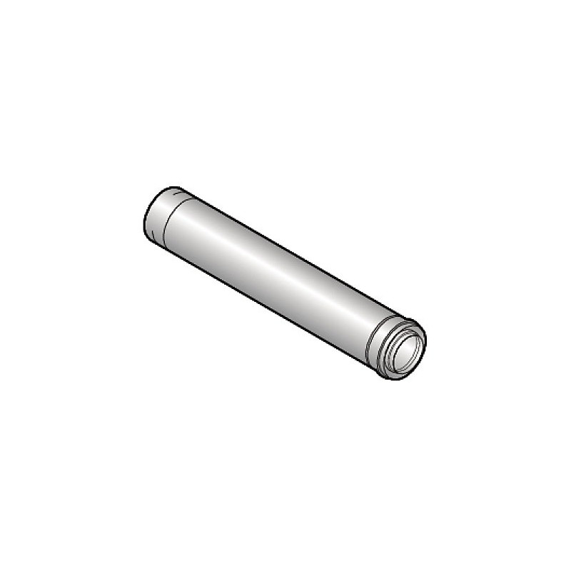 Rallonge Concentrique Ø 80/125mm DE DIETRICH DY129 Longueur 1950mm Alu/PPs - 84887529