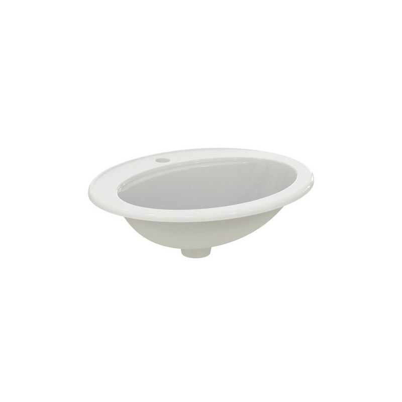 Vasque à Encastrer L560xP460mm PORCHER Ulysse 2 en Porcelaine Blanc - P144301