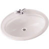 Lavabo à Encastrer L560xP460mm PORCHER Ulysse 2 en Porcelaine Blanc - P144301