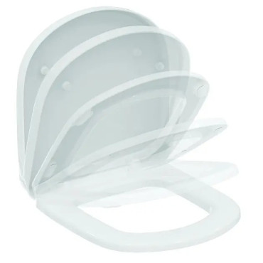 Abattant WC IDEAL STANDARD Tempo Kheops avec Frein de Chute Blanc Brillant - T679901