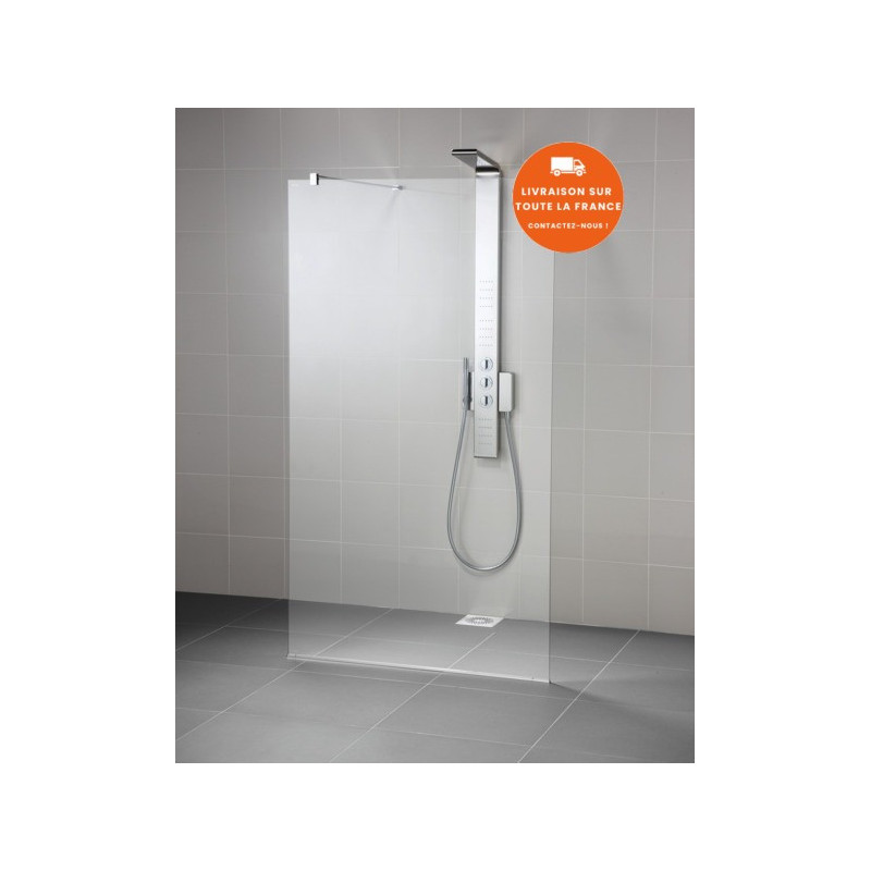 Paroi de Douche Fixe IDEAL STANDARD Connect 120x200cm - L6225EO - NEUVE