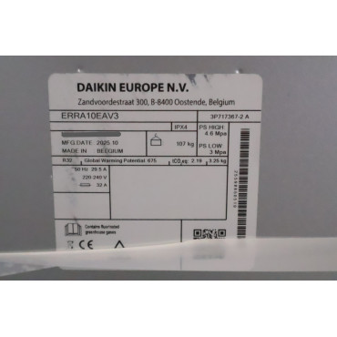 Unité Extérieure de Pompe à Chaleur 10kW DAIKIN Altherma 3R MT - ERRA10EAV3
