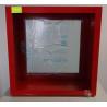Boîte Sous Verre Boitier Coffret Vanne Gaz Rouge THERMADOR avec Serrure à Clé 600x600x300mm