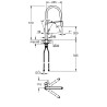 Mitigeur Monocommande Évier GROHE Quickfix Feel 1/2" Chromé