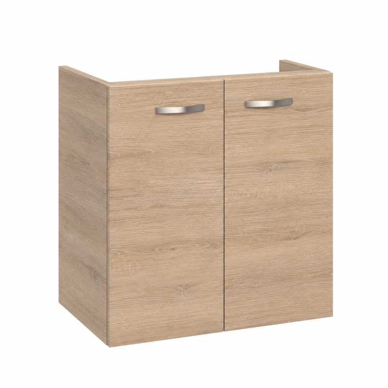 Meuble Sous-Vasque NEOVA Milano 2 Portes 70cm Chêne Bardolino Naturel - A2355694 - NEUF