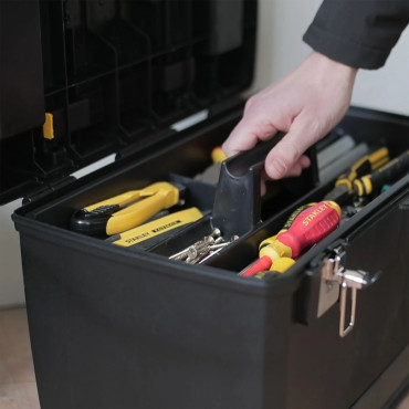 Servante Mobile d'Atelier STANLEY Carbone - 1-93-968 -