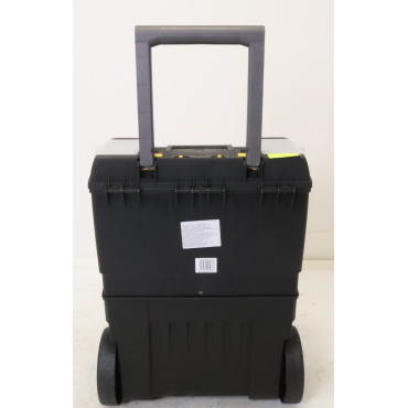 Servante Roulante 3en1 STANLEY Carbone Work Center Coffre Rangement Électroportatif - Carrousel Rotatif -1-93-968
