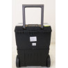 Servante Roulante 3en1 STANLEY Carbone Work Center Coffre Rangement Électroportatif - Carrousel Rotatif -1-93-968