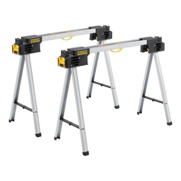 Lot de 2 Tréteaux Pliables STANLEY Fatmax 900kg - FMST1-75763