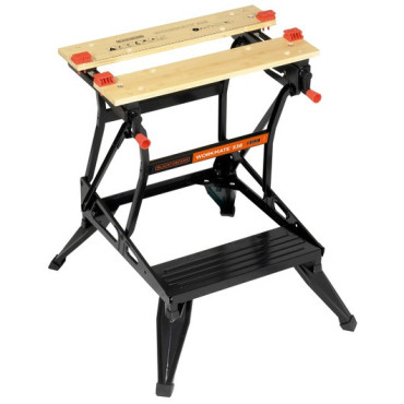 BLACK+DECKER - Établi Étau Pliable 610x384mm Charge 160kg - WM536-XJ