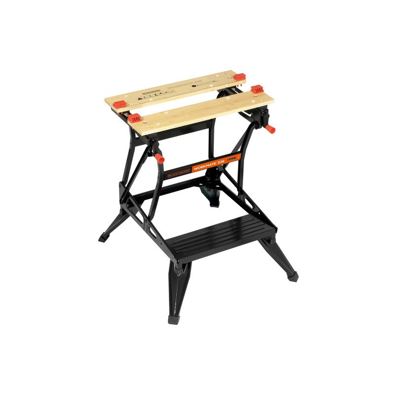 BLACK+DECKER - Établi Étau Pliable 610x384mm Charge 160kg - WM536-XJ