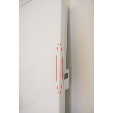 Radiateur Électrique Chaleur Douce 2000W H1575xL450mm THERMOR Ténérife Vertical Blanc - 479319 - NEUF