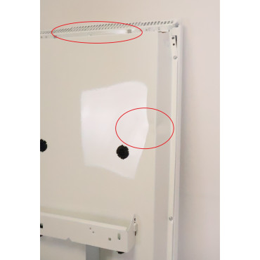 Radiateur Électrique Chaleur Douce 2000W H1575xL450mm THERMOR Ténérife Vertical Blanc - 479319