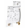 Mitigeur Thermostatique Ariston pour Chauffe eau électrique 20x27 - 3018060