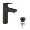 Mitigeur Monocommande de Lavabo GROHE Quickfix Start avec Bonde Noir Mat - 235752432 - NEUF