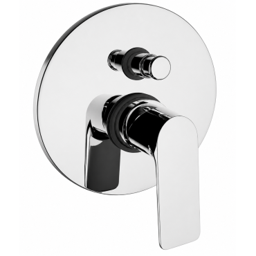 Mitigeur de Douche Encastré AQUANCE Bery 2 Voies avec Plaque Chromé - 20241