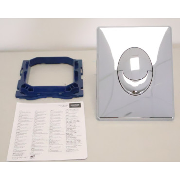 Plaque de Commande pour Toilette GROHE Skate Air Double Touche Chromé - 38505000