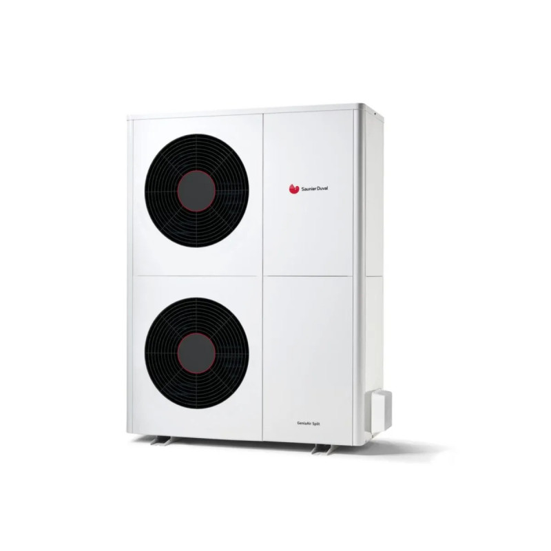 Unité Extérieure de Pompe à Chaleur Réversible Air/Eau 10kW SAUNIER DUVAL GeniaAir Split 10 Triphasé - 0010021152