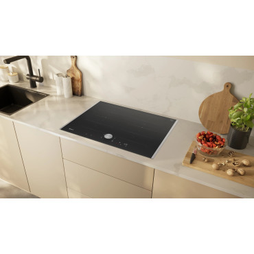 Plaque de Cuisson à Induction 70cm NEFF 4 Foyers avec Booster Noir - T67TTX4L0