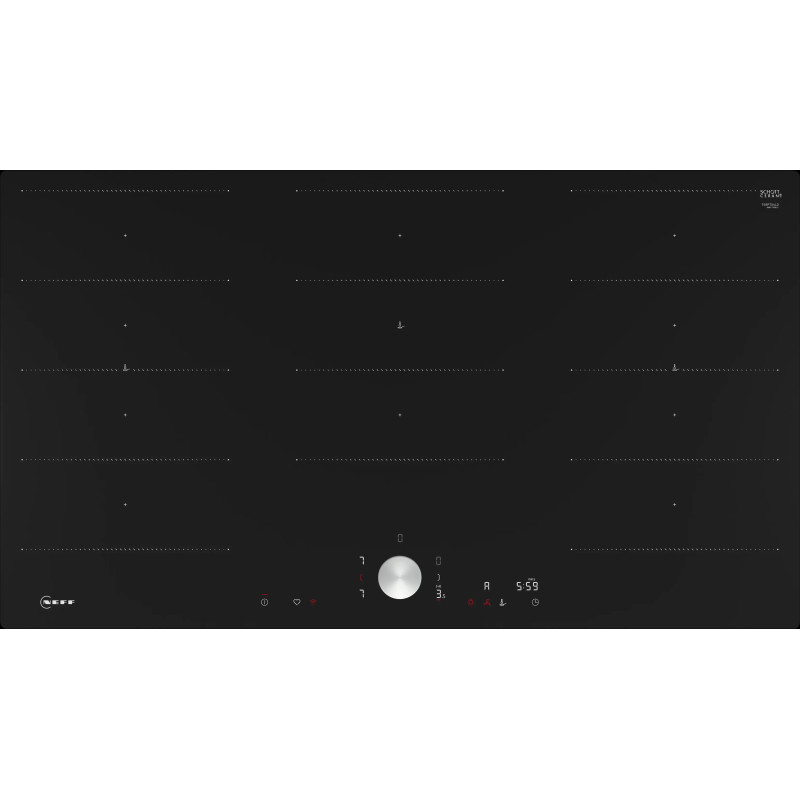 Plaque de Cuisson à Induction 90cm NEFF 5 Foyers avec Booster Noir - T69PTX4L0 - NEUVE