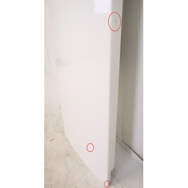 Radiateur Électrique Chaleur Douce 2000W H1575xL450mm ATLANTIC Sokio Digital Vertical Blanc - 503118 - NEUF Déclassé