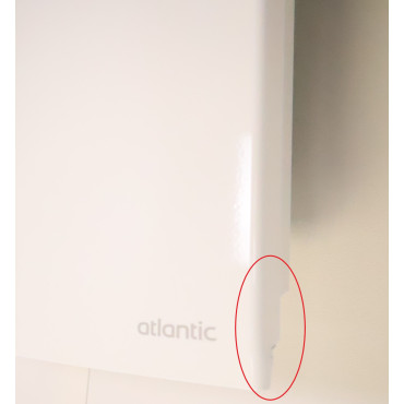 Radiateur Électrique Chaleur Douce 2000W H1575xL450mm ATLANTIC Sokio Digital Vertical Blanc - 503118 - NEUF