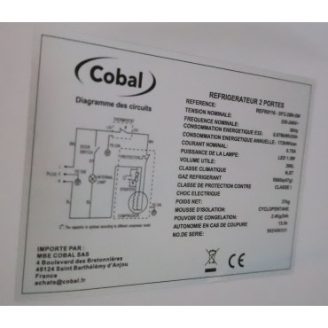 Réfrigérateur Congélateur 2 Portes