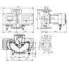 Circulateur Double Pompe de Circulation WILO Stratos Maxo-D 32/0,5/12 PN6/10-R7 pour Système de Chauffage - 2217974