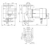 Circulateur Pompe de Circulation WILO Stratos MAxo 32/0,5-10 R7 PN10 pour Système de Chauffage
