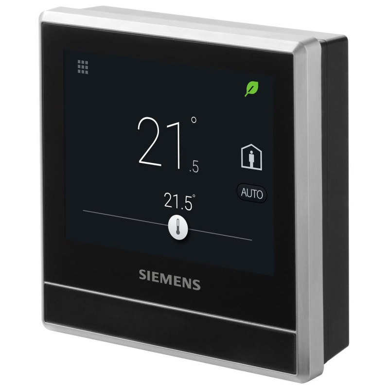 Thermostat d'Ambiance Intelligent SIEMENS RDS110 pour Régulation d'Applications de Chauffage - S55772-T100