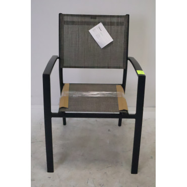Lot de 8 Chaises Fauteuils de Jardin OOGARDEN Antalya avec Accoudoirs