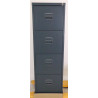Armoire de Bureau Meuble Classeur Professionnel MTI 4 Tiroirs H132xL41xP62mm Anthracite
