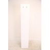 Vestiaire 2 Casiers avec Penderie Fermeture à Clés MTI 1800x30x500mm Blanc