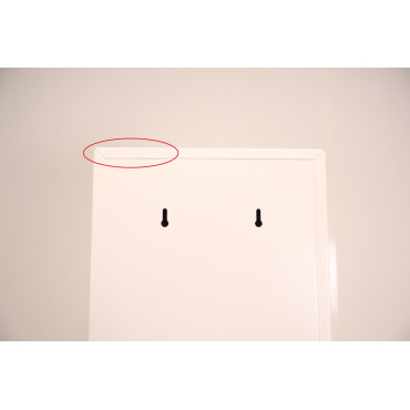 Vestiaire MTI 1800x30x500mm Blanc - WM231-BLC - NEUF Déclassé