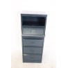 Armoire Colonnes à Clapets 5 Cases MTI Monobloc Métallique Anthracite L104xH41xP35cm - FDC5-ANTH