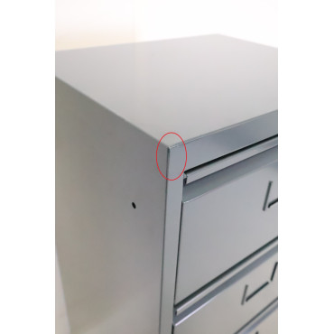 Armoire Colonnes à Clapets 5 Cases MTI Monobloc Métallique Anthracite