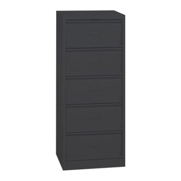 Armoire Colonnes à Clapets 5 Cases MTI Monobloc Métallique Anthracite L104xH41xP35cm - FDC5-ANTH - NEUVE Déclassée