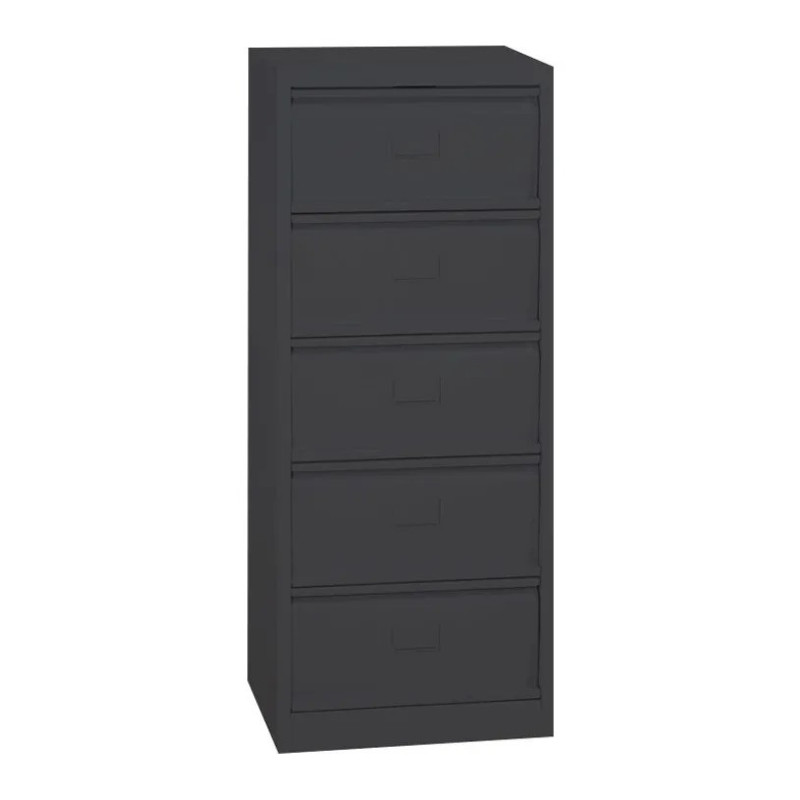 Armoire Colonnes à Clapets 5 Cases MTI Monobloc Métallique Anthracite L104xH41xP35cm - FDC5-ANTH - NEUVE Déclassée