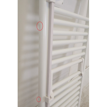 Sèche-Serviettes Électrique 300W INTUIS Ezybain Blanc - M172110 - Déclassé