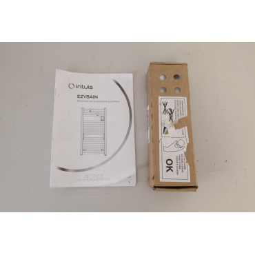 Sèche-Serviettes Électrique 300W INTUIS Ezybain Blanc - M172110 - NEUF Déclassé