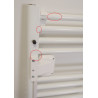 Sèche-Serviettes Électrique 300W INTUIS Ezybain Blanc - M172110 - NEUF Déclassé pas cher