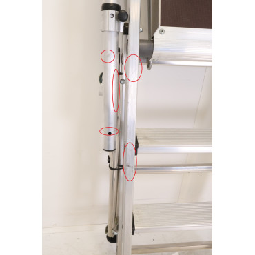 Échelle Plateforme Individuelle XHANDER 4 Marches 150kg - NEUF