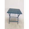 Table de Jardin Pliante CITY GARDEN Marius Guéridon 70x70cm Bleu Canard - MARIUS-TB70-CANARD