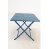 Table de Jardin Pliante CITY GARDEN Marius Guéridon 70x70cm Bleu Canard - MARIUS-TB70