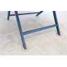 Table de Jardin Pliante CITY GARDEN Marius Guéridon 70x70cm Bleu Canard