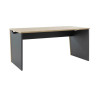 Bureau 160x80cm GAUTIER OFFICE Italic Bocage Chêne Anthracite - 2U61013 - NEUF Déclassé